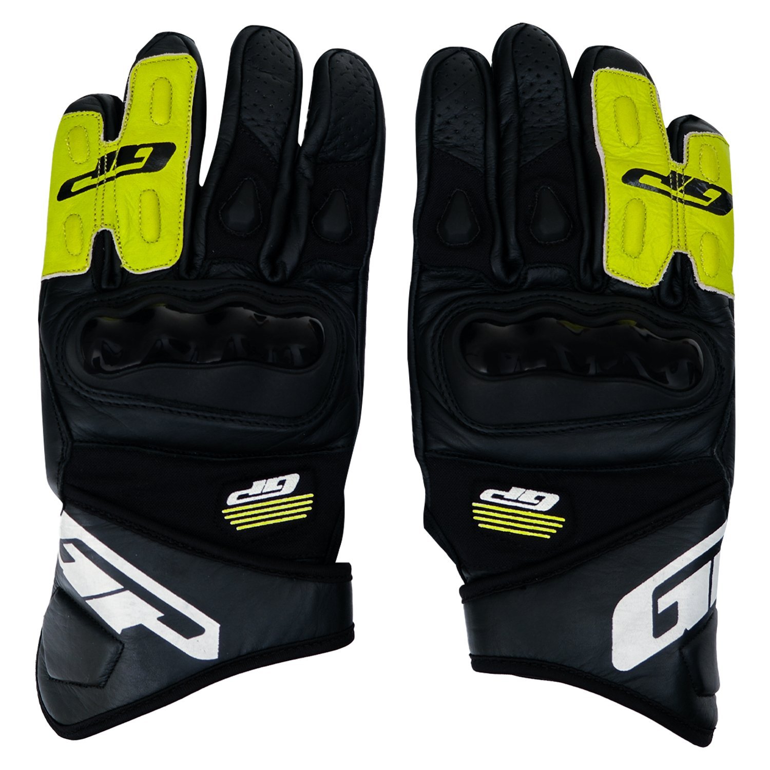 GP Kompozit ELD04-BY Tam Korumalı Dokunmatik Deri Motosiklet Eldiveni