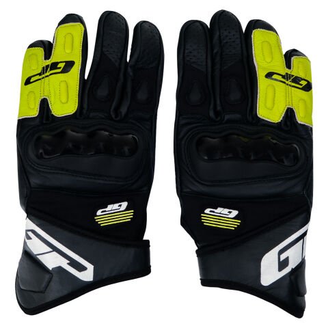 GP Kompozit ELD04-BY Tam Korumalı Dokunmatik Deri Motosiklet Eldiveni