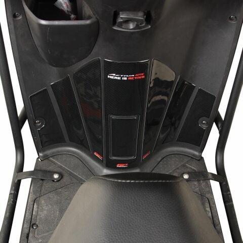 GP Kompozit Honda Activa 125 2023-2024 Uyumlu Tank Pad Seti Karbon