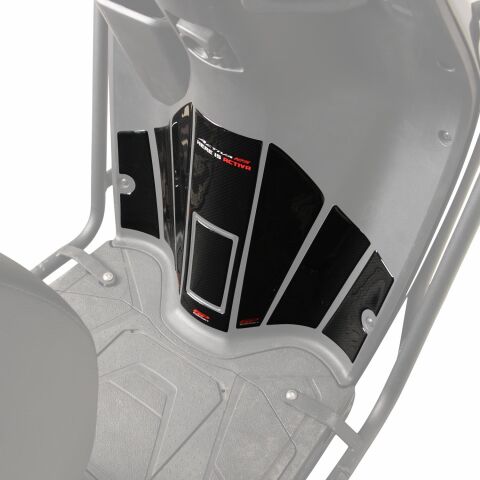 GP Kompozit Honda Activa 125 2023-2024 Uyumlu Tank Pad Seti Karbon