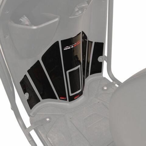 GP Kompozit Honda Activa 125 2023-2024 Uyumlu Tank Pad Seti Karbon