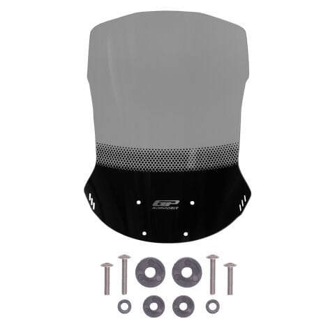 GP Kompozit Honda NC 700 S / NC 750 S 2012-2020 Uyumlu Baskılı Ön Cam Füme