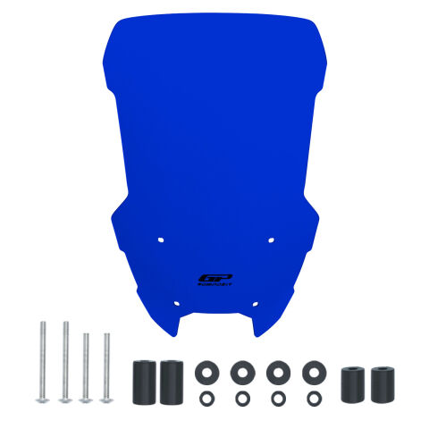 GP Kompozit Yamaha NMAX 125 / 155 2015-2020 Uyumlu Ön Cam Mavi