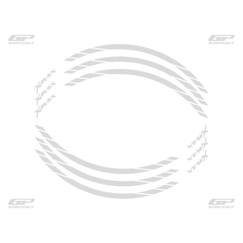 GP Kompozit Yamaha XMAX 2004-2022 Uyumlu Jant Şeridi Reflektif Gri