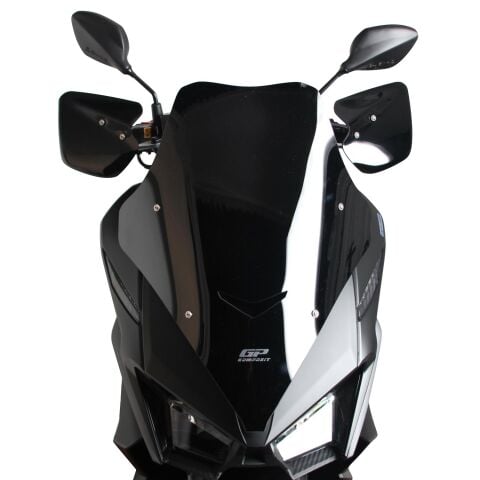 GP Kompozit SYM Jet X 125 2022-2025 Uyumlu Kısa Ön Cam Siyah