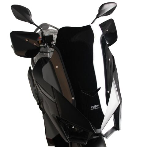 GP Kompozit SYM Jet X 125 2022-2025 Uyumlu Kısa Ön Cam Siyah
