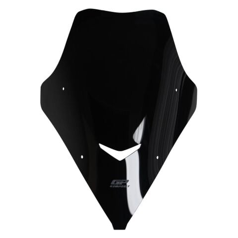 GP Kompozit SYM Jet X 125 2022-2025 Uyumlu Kısa Ön Cam Siyah