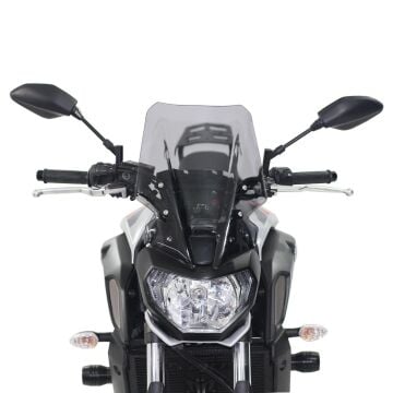 GP Kompozit Yamaha MT-07 2018-2020 Uyumlu Ön Cam Siyah
