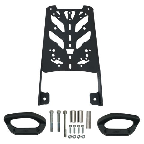 GP Kompozit Honda Dio 2021-2025 Uyumlu Arka Çanta Demiri Siyah