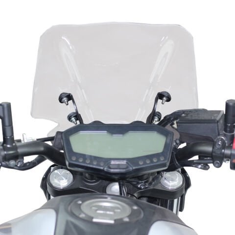GP Kompozit Yamaha MT-07 2018-2020 Uyumlu Ön Cam Şeffaf