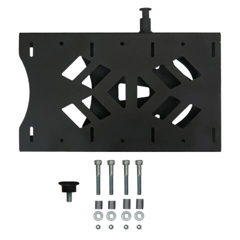 GP Kompozit Honda Dio 2021-2025 Uyumlu Pratik Tak-Çıkar Kızaklı Arka Çanta Demiri Siyah