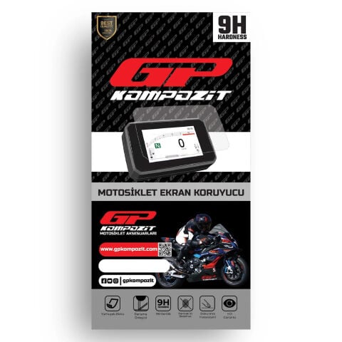 GP Kompozit SYM ADX 250 2025-2026 Uyumlu Motosiklet Ekran Koruyucu Şeffaf