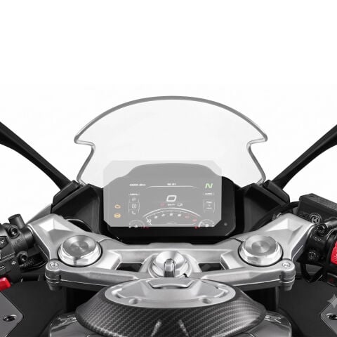 GP Kompozit CF Moto 250 SR 2026 Uyumlu Motosiklet Ekran Koruyucu Şeffaf