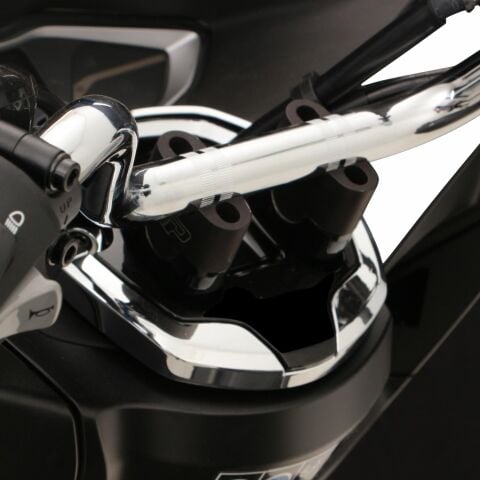 GP Kompozit Honda PCX 125 / 150 2018-2026 Uyumlu Gidon Yükseltme Siyah