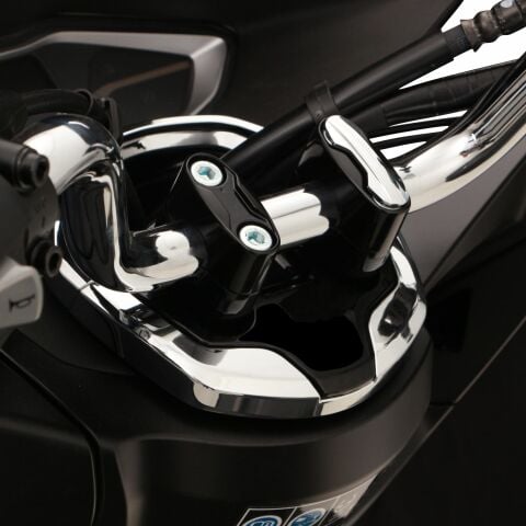 GP Kompozit Honda PCX 125 / 150 2018-2026 Uyumlu Gidon Yükseltme Siyah