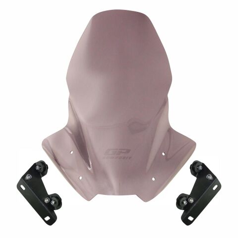 GP Kompozit Yamaha MT-07 2018-2020 Uyumlu Ön Tur Camı Füme