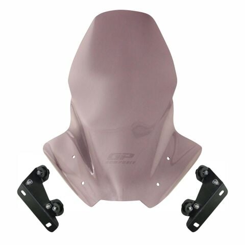 GP Kompozit Yamaha MT-07 2018-2020 Uyumlu Ön Tur Camı Füme