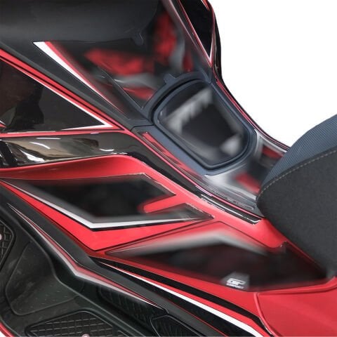 GP Kompozit Honda PCX 125 / 150 2025-2026 Uyumlu Yan Pad Kırmızı