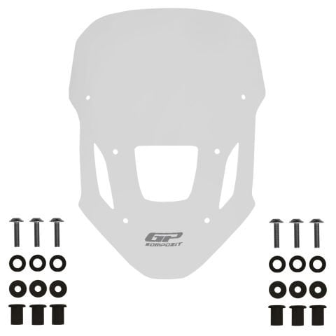 GP Kompozit Honda Africa Twin CRF1100L 2025 Uyumlu Ön Cam Şeffaf