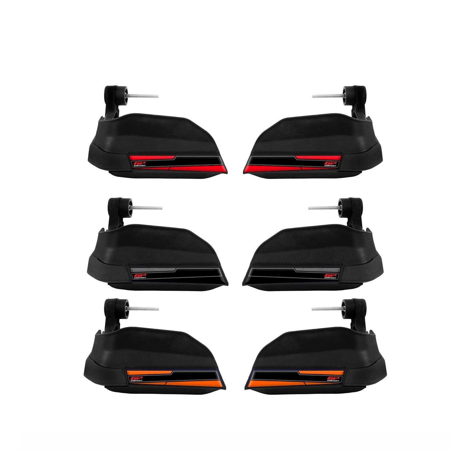 GP Kompozit RKS Reale 125 2022-2025 Uyumlu Plastik Elcik Koruma Siyah