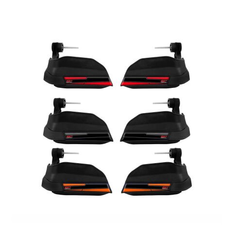 GP Kompozit RKS Reale 125 2022-2025 Uyumlu Plastik Elcik Koruma Siyah