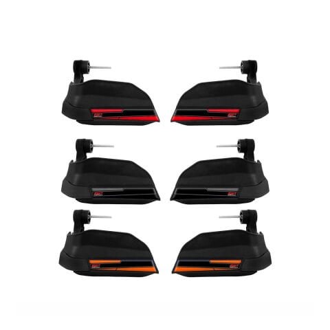 GP Kompozit RKS Reale 125 2022-2025 Uyumlu Plastik Elcik Koruma Siyah