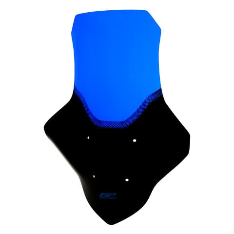 GP Kompozit Yamaha NMAX 125 / 155 2021-2024 Uyumlu Baskılı Ön Cam Mavi