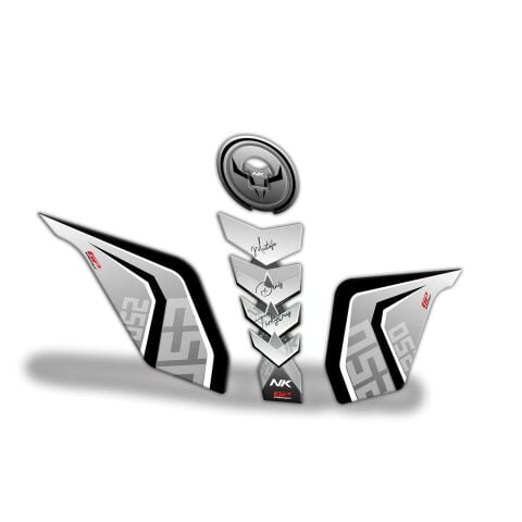 GP Kişiye Özel CF Moto 250 NK 2018-2021 Uyumlu Tank Pad Seti Gri
