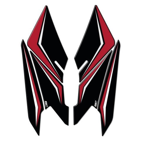 GP Kompozit Honda PCX 125 / 150 2025 Uyumlu Yan Ayak Pad Kırmızı