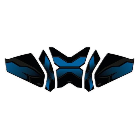 GP Kompozit CF Moto 250 CL-X 2022-2026 Uyumlu Tank Pad Seti Mavi