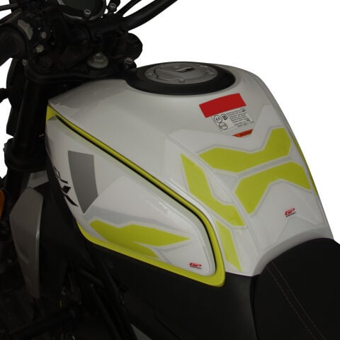 GP Kompozit CF Moto 250 CL-X 2022-2026 Uyumlu Tank Pad Seti Mavi