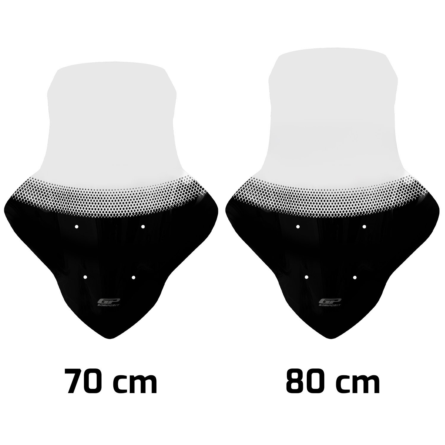 GP Kompozit Regal Raptor XSUV 125 2024-2025 Uyumlu Baskılı Ön Cam Şeffaf