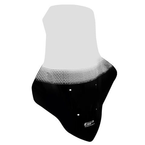 GP Kompozit Regal Raptor XSUV 125 2024-2025 Uyumlu Baskılı Ön Cam Şeffaf