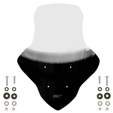 GP Kompozit Regal Raptor XSUV 125 2024-2025 Uyumlu Baskılı Ön Cam Şeffaf