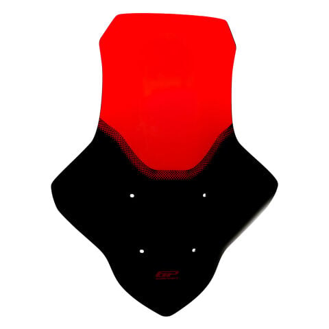 GP Kompozit Yamaha NMAX 125 / 155 2021-2024 Uyumlu Baskılı Ön Cam Kırmızı