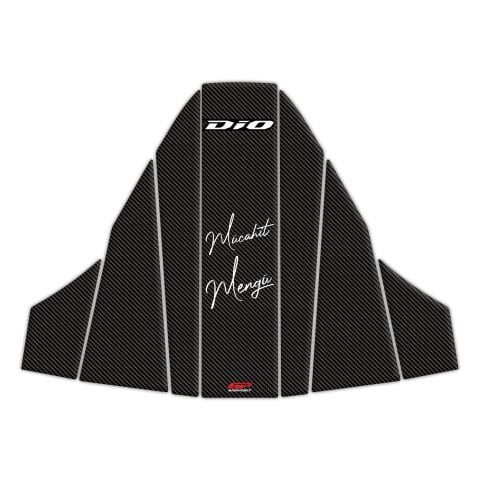 GP Kişiye Özel Honda Dio 2021-2025 Uyumlu Tank Pad Seti Karbon