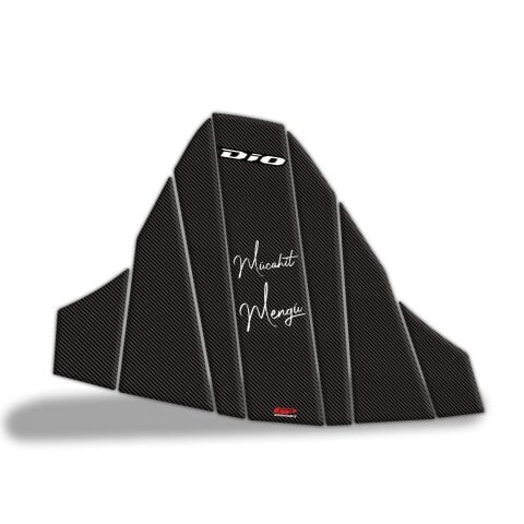 GP Kişiye Özel Honda Dio 2021-2025 Uyumlu Tank Pad Seti Karbon