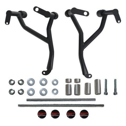 GP Kompozit CF Moto 250 CL-X 2022-2026 Uyumlu Motor Koruma Demiri Siyah