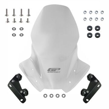 GP Kompozit Yamaha MT-07 2018-2020 Uyumlu Ön Tur Camı Şeffaf