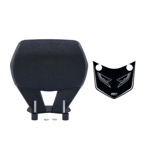 GP Kompozit Honda PCX 125 / 150 2014-2026 Uyumlu Spor Sissy Bar Siyah