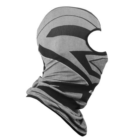 GP Kompozit Kışlık Motorcu Balaklava Maske Gri (1 Adet Boyunluk Buff Hediye)
