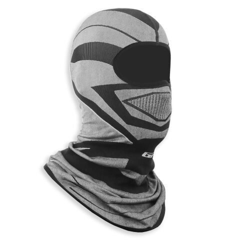 GP Kompozit Kışlık Motorcu Balaklava Maske Gri (1 Adet Boyunluk Buff Hediye)