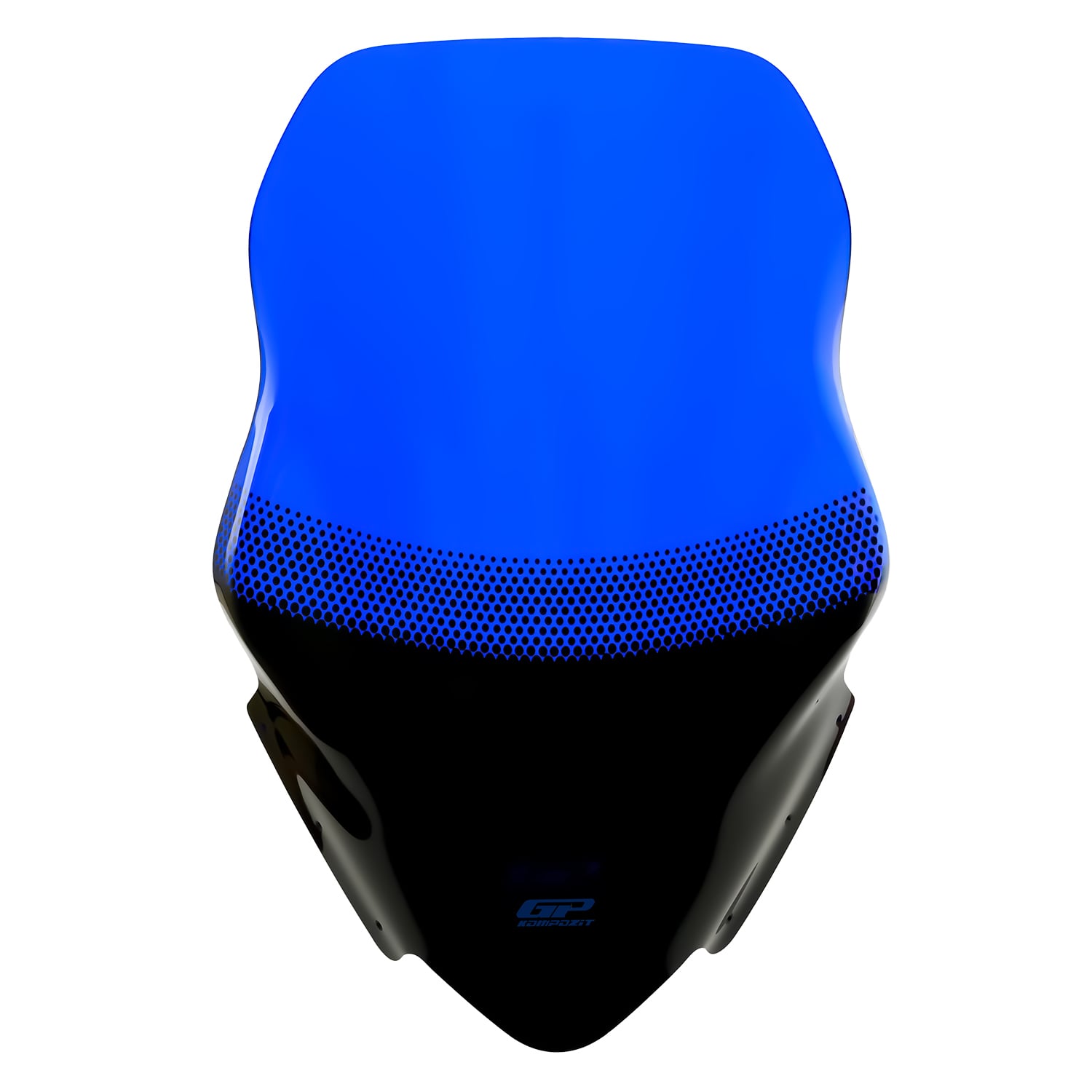 GP Kompozit Yamaha XMAX 250 / 400 2014-2017 Uyumlu Baskılı Ön Cam Mavi