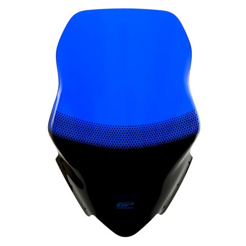 GP Kompozit Yamaha XMAX 250 / 400 2014-2017 Uyumlu Baskılı Ön Cam Mavi