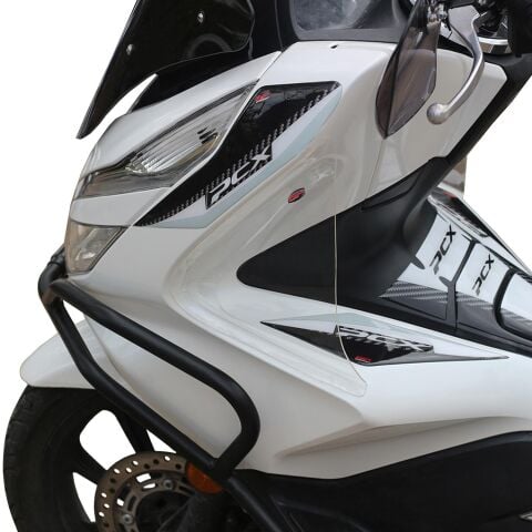 GP Kompozit Honda PCX 125 / 150 2018-2020 Uyumlu Bacak Koruma Siyah