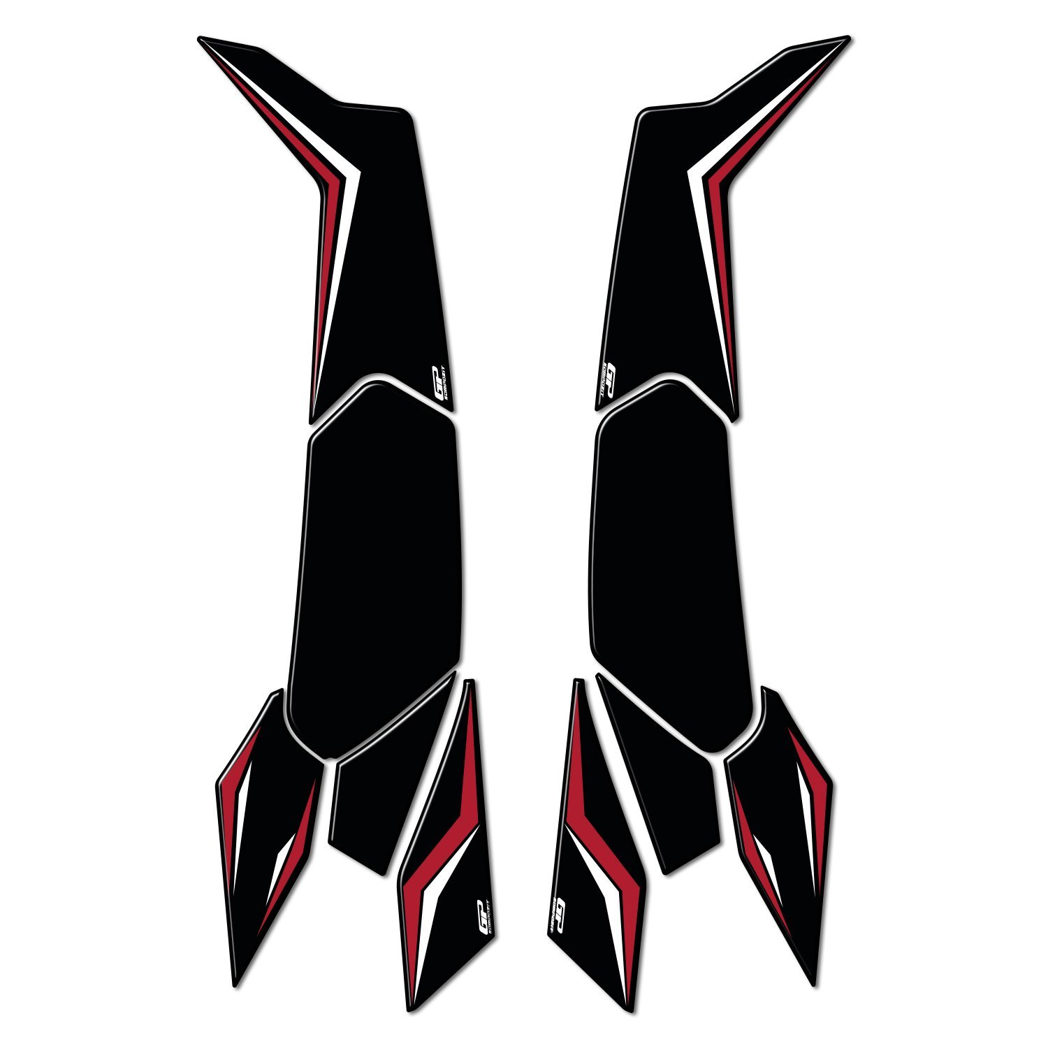 GP Kompozit Honda PCX 125 / 150 2025 Uyumlu Yan Alt Ayak Pad Kırmızı