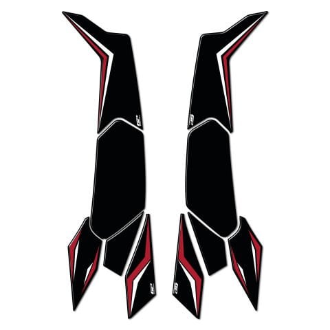 GP Kompozit Honda PCX 125 / 150 2025-2026 Uyumlu Yan Alt Ayak Pad Kırmızı