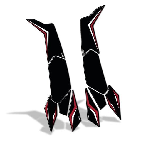 GP Kompozit Honda PCX 125 / 150 2025 Uyumlu Yan Alt Ayak Pad Kırmızı