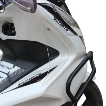 GP Kompozit Honda PCX 125 / 150 2018-2020 Uyumlu Bacak Koruma Füme