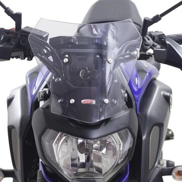 GP Kompozit Yamaha MT-07 2018-2020 Uyumlu Spor Ön Cam Şeffaf